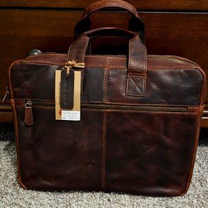 Paul & Taylor Genuine Leather Laptop Bag/Briefcase